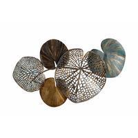 WANDDEKO Grün 100/60 cm - Grün, Metall (2.5/60/4cm) - KUNSTLOFT