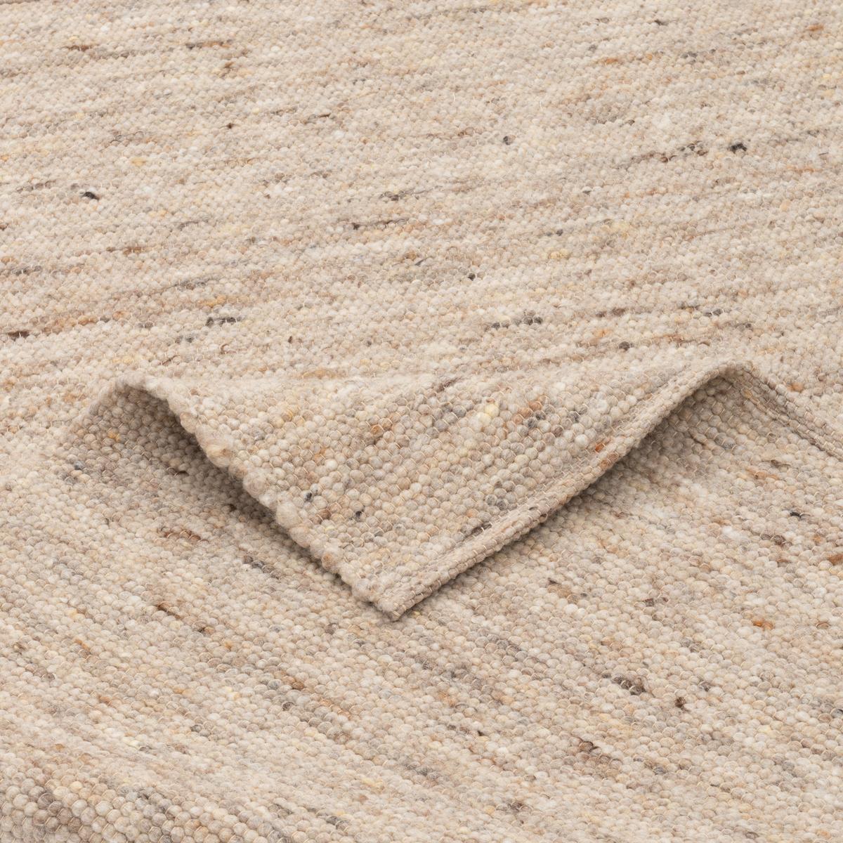 NATUR TEPPICH WOLLE ALASKA MELIERT - Naturfarben, Textil (70/240cm) - Pergamon