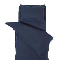 KINDERBETTWÄSCHE Leinen - Dunkelblau, Textil (120/150cm) - Homescapes