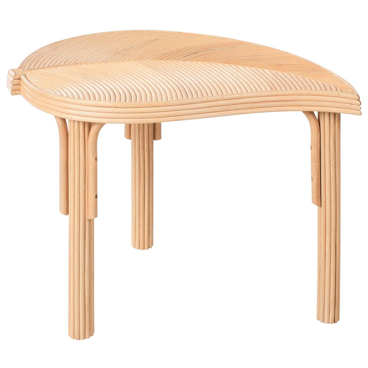 COUCHTISCH 2er-Set Rattan Naturfarben - Naturfarben, Naturmaterialien (48/70/44cm) - Beliani