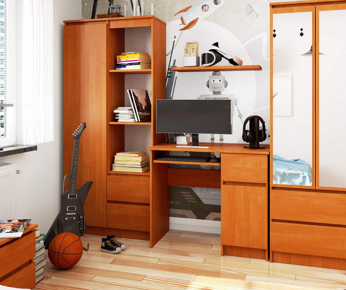 SCHREIBTISCH Erlefarben 77/90/50 - Erlefarben, Holzwerkstoff (143/50/77cm) - RAUMHIRSCH FURNITURE