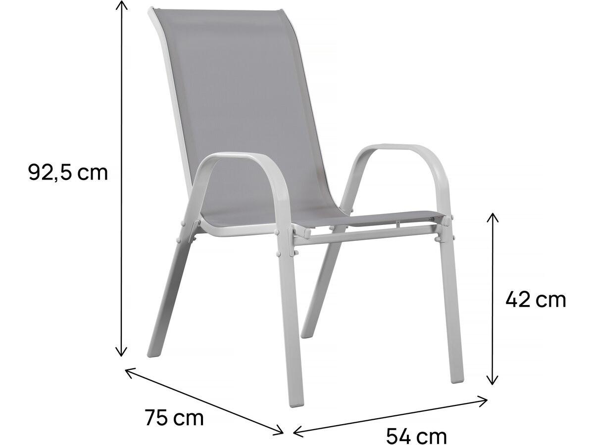 GARTENSESSEL cordoba Ekru - Beige, Metall (75/92/53cm) - Habitat Garten
