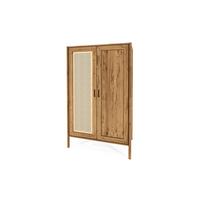 KLEIDERSCHRANK INA Wildeiche - Alteiche, Holz (108/175/60cm) - byoak