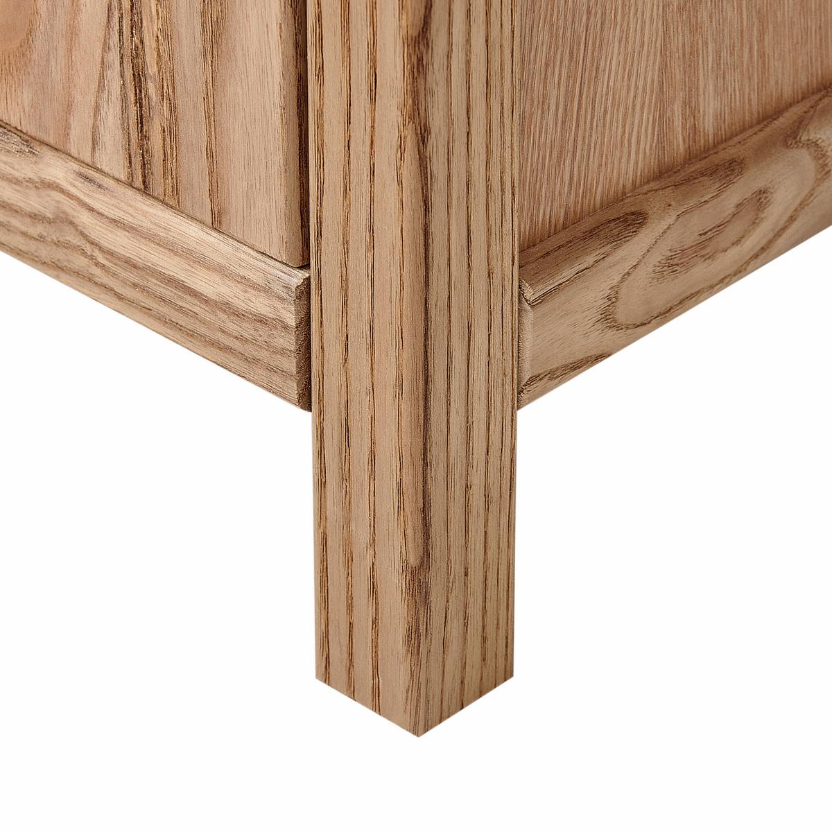 KOMMODE mit 5 Schubladen Sassafrasholz Braun Salton - Braun, Holz (85/111/39cm) - Beliani