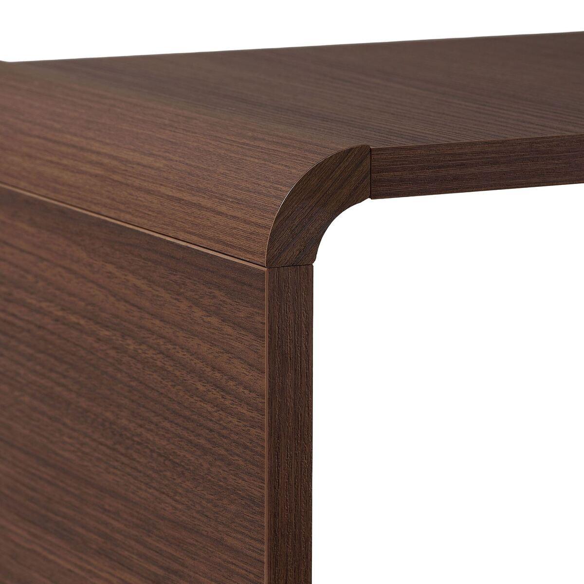 REGAL 1 Schublade, 4 offenen Fächern mit abgerundeten Kanten 34/154/78 cm - Naturfarben, Holzwerkstoff (34/154/29cm) - Calicosy