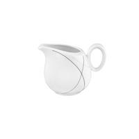 MILCHKÄNNCHEN Trio Highline weiß-grau 0,23 l - Weiß/Grau, Keramik (0.23L) - Seltmann Weiden