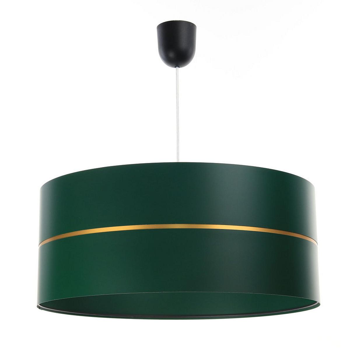 HÄNGELEUCHTE Grün 30/21 cm - Goldfarben/Grün, Kunststoff (30/0.45/21cm) - ONZENO