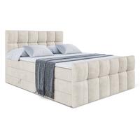 BOXSPRINGBETT RICAR-Z KING - 120 x 200 - H3/H4 - Ecru - Ecru, Holzwerkstoff (120/200cm) - ALTDECOR