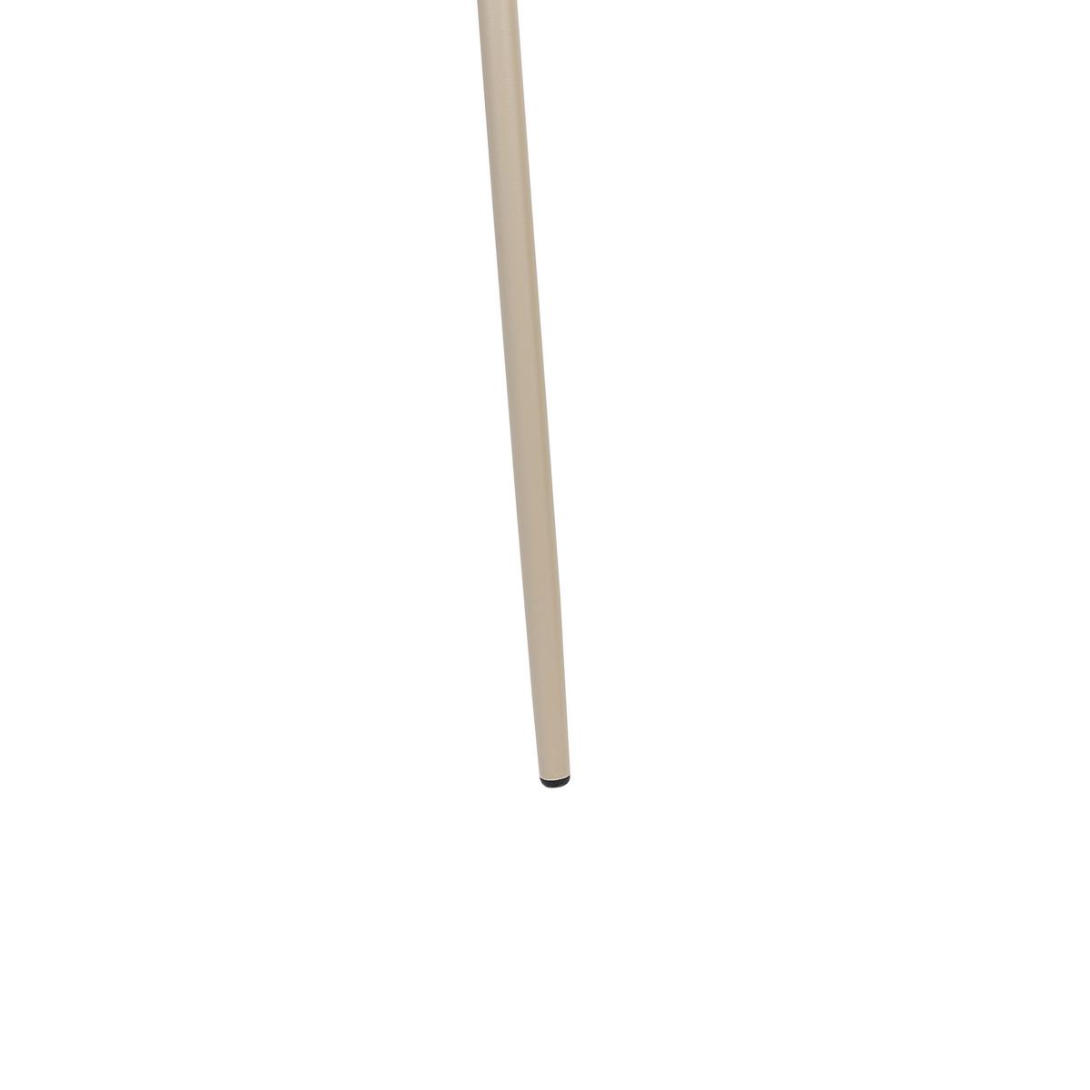 ESSZIMMERSTUHL 2er-Set Kunststoff Beige Canton II - Beige, Kunststoff/Metall (46/86/52cm) - Beliani