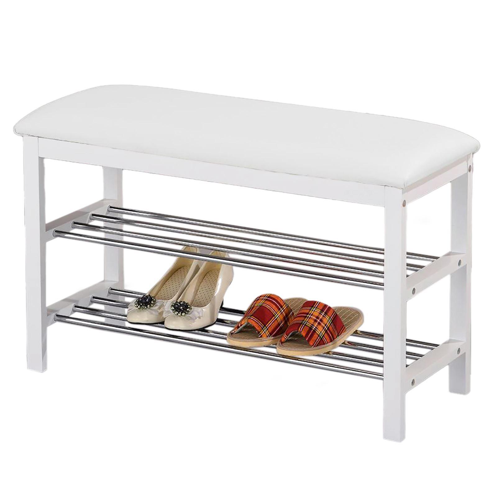 SITZBANK SANA weiß - Weiß, Holz/Textil (81/49/31cm) - IDIMEX