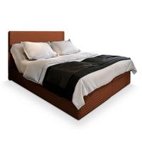 BOXBETT MILARA 180x200 cm mit Matratze und Topper - Kupferfarben - Kupferfarben, Holz (180/200cm) - MASSENO