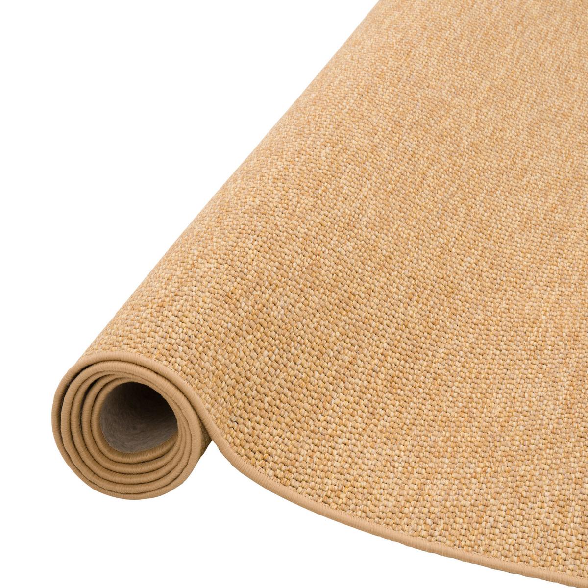 FLACHGEWEBE NATUR TEPPICH BENTZON - Nussbaumfarben, Textil (100/400cm) - Snapstyle