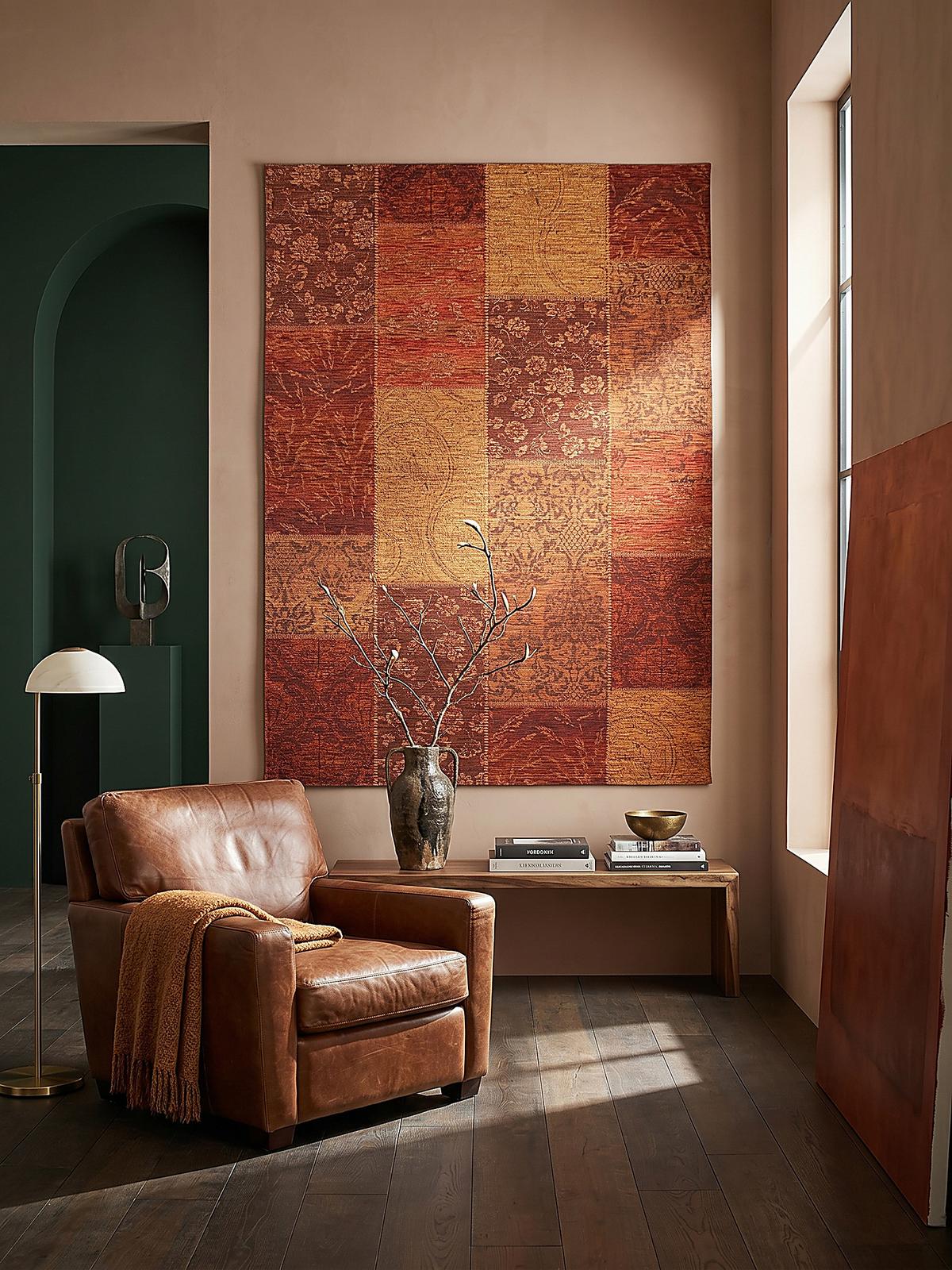 TEPPICH COQUET, geometrisch, Orange, 200 x 290 cm - Orange, Textil (290/200cm) - KADIMA DESIGN