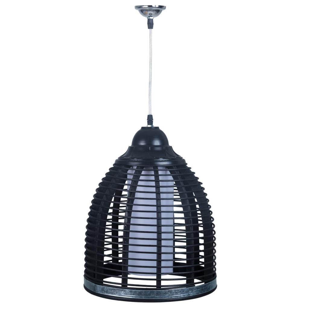 LAMPE, 31x37cm - Schwarz, Naturmaterialien (31/31/36.8cm) - Wanderlust