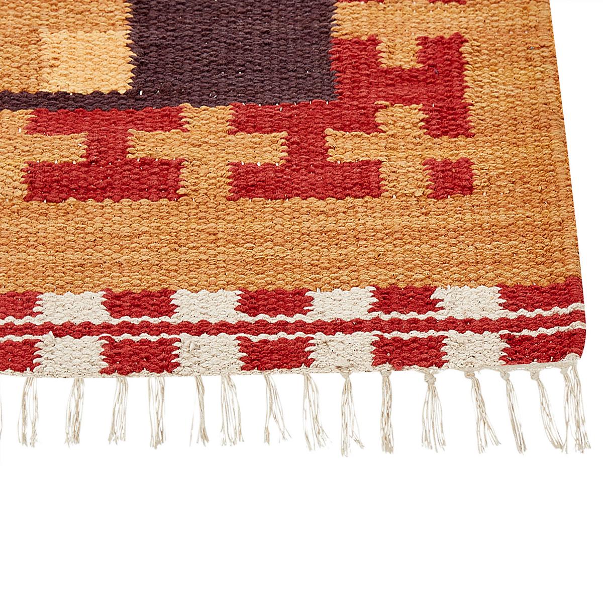 KELIM-TEPPICH Parakar 200/140 cm - Multicolor, Textil (140/200cm) - Beliani