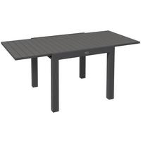 GARTENTISCH, Grau, Aluminium - Grau, Metall (162/80/75cm) - Outsunny