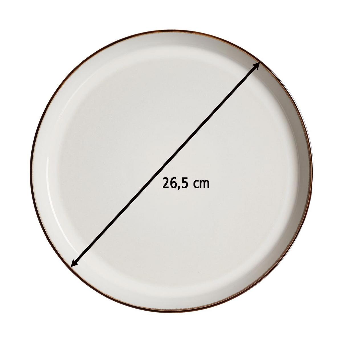 SPEISETELLER Visby Blau ø 26,5 cm 4er Set - Blau, Keramik (26.5cm) - Ritzenhoff Breker