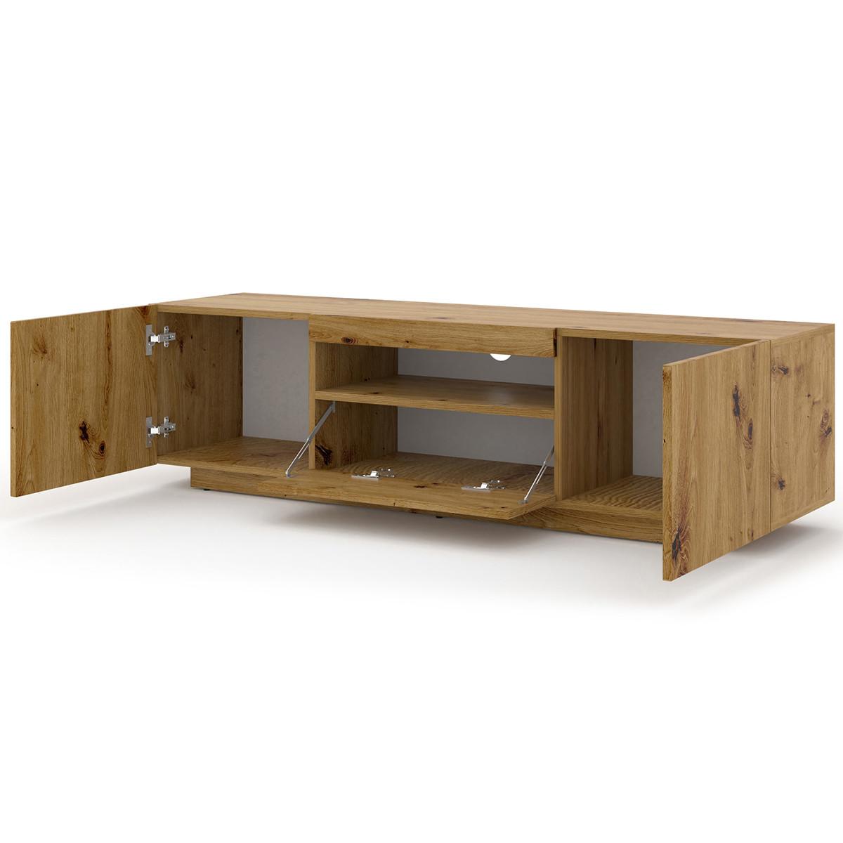 TV-MÖBEL Aurus Holz - Braun, Holzwerkstoff (150/36/37cm) - Petits-meubles