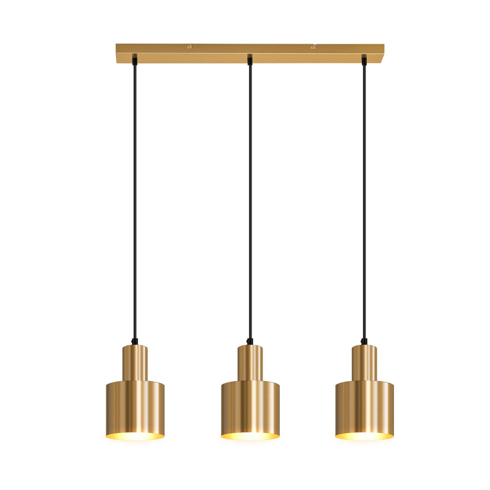 HÄNGELEUCHTE Dravf 65/12/143 cm - Goldfarben, Metall (65/12/143cm) - ZMH