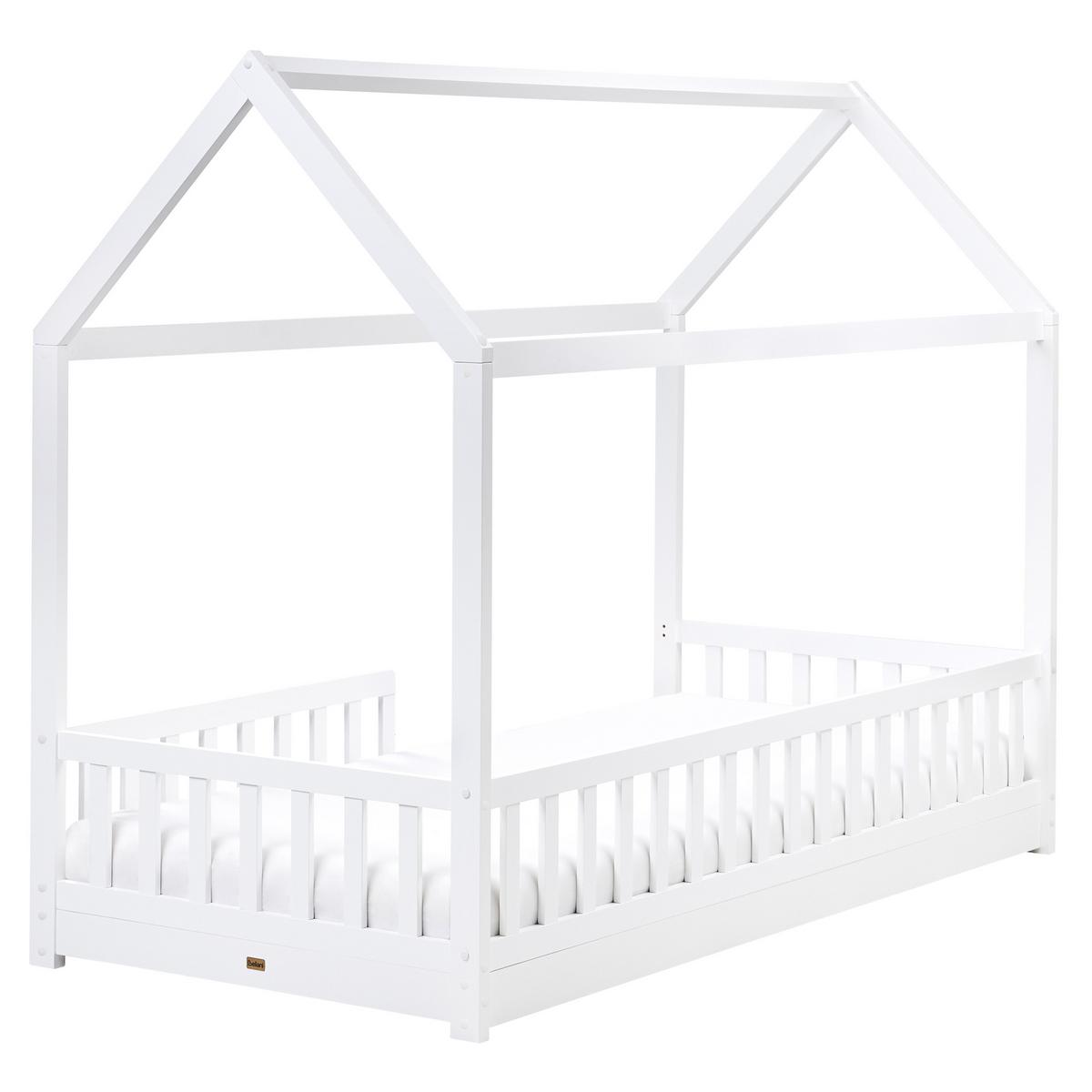 KINDERBETT 90x200 cm Weiß Cossaye - Weiß, Holz (90/200cm) - Beliani