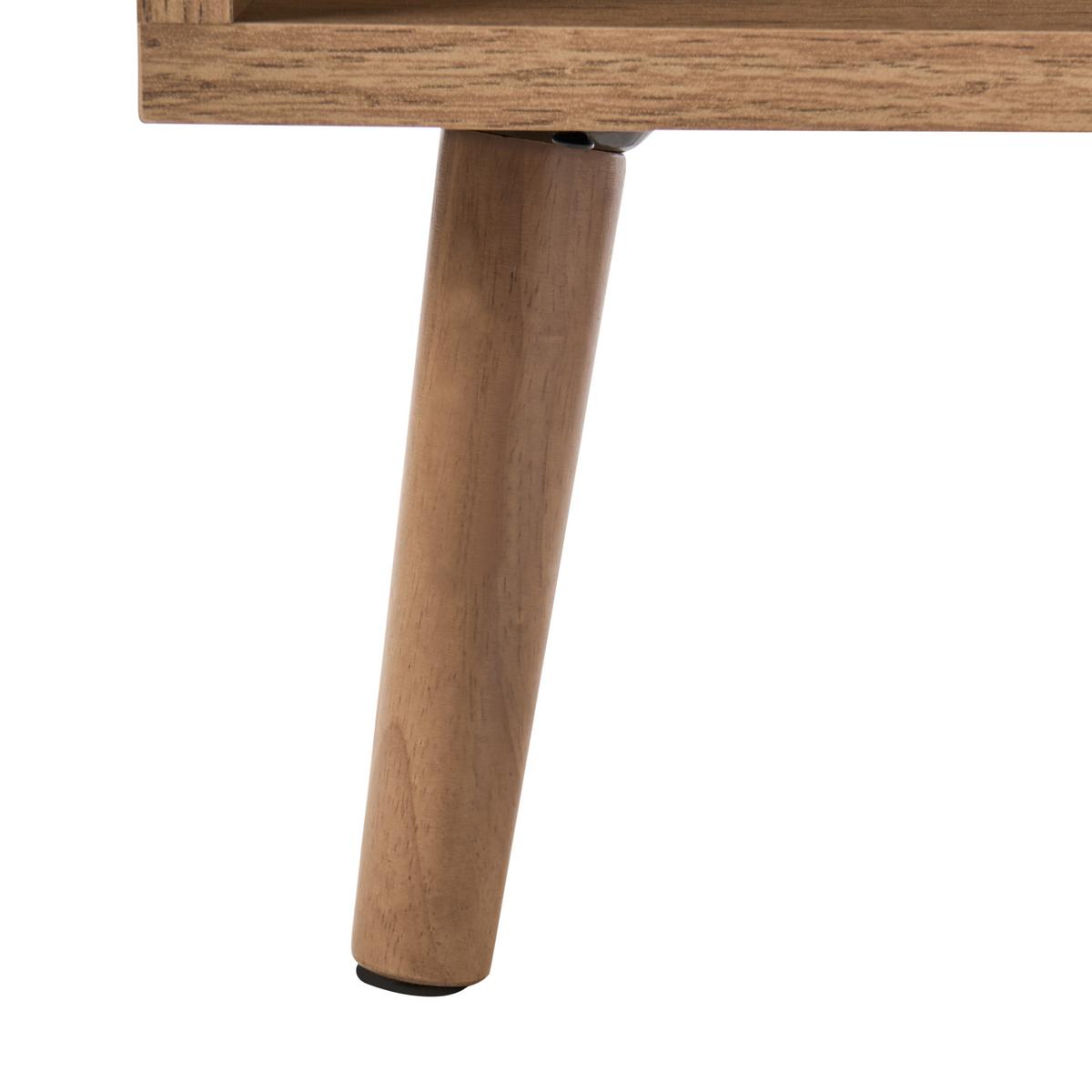 FLUR-SET Hellbraun Dorval - Hellbraun/Braun, Holzwerkstoff (94/190/38cm) - Beliani