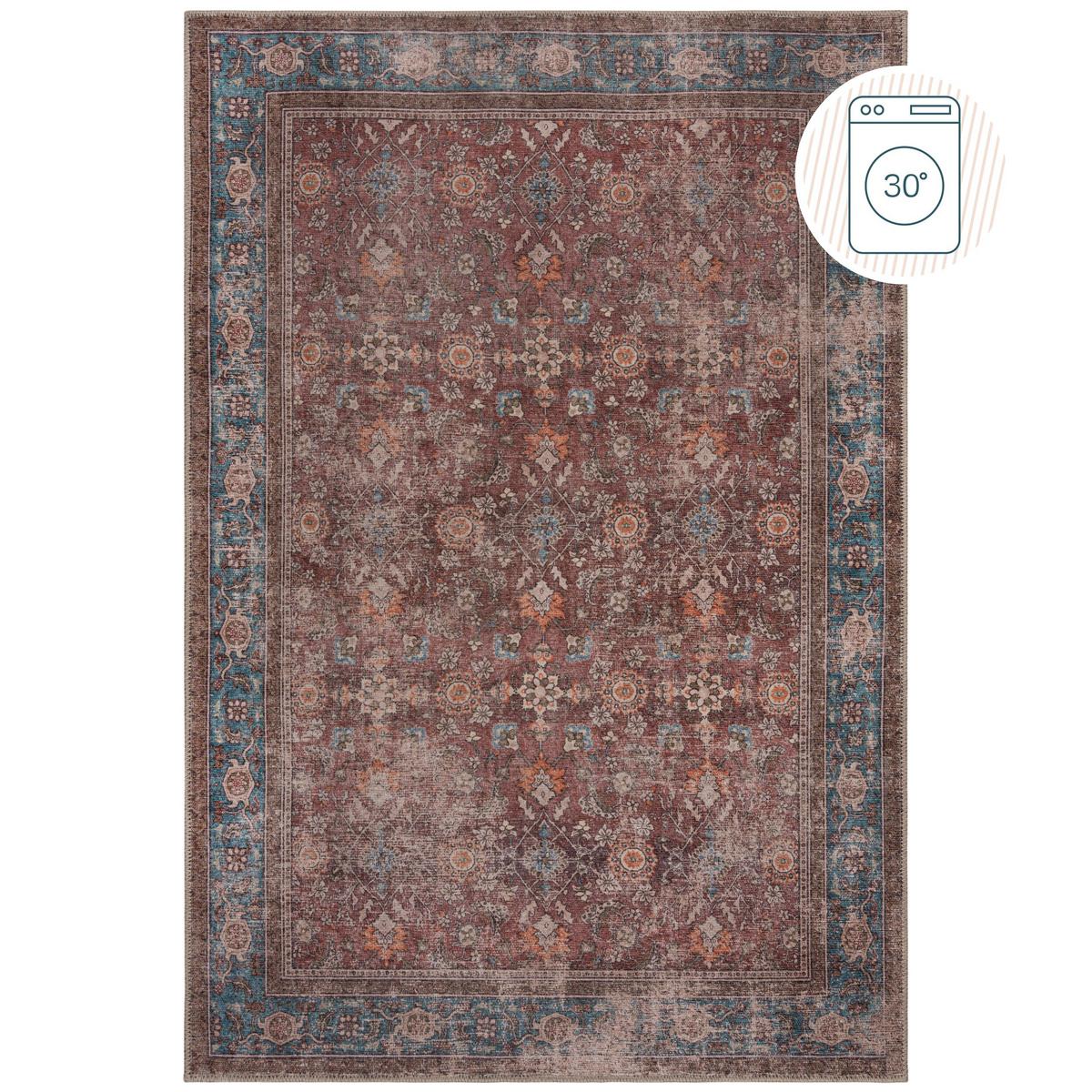 TEPPICH Waschbar HURST, orientalisch, Rot, 115 x 170 cm - Rot, Textil (170/115cm) - KADIMA DESIGN
