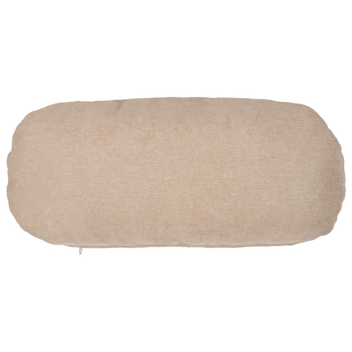 SESSEL Stoff Beige Agger - Beige/Braun, Textil (67/78/81cm) - Beliani