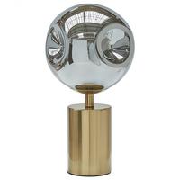 TISCHLAMPE Boyd 20/20/45 cm - Messingfarben, Metall (20/20/45cm) - Beliani