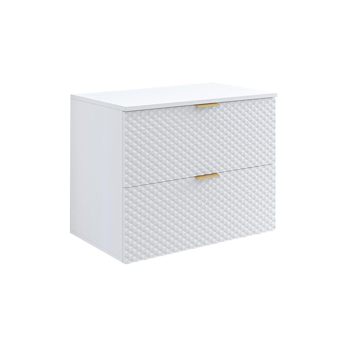 WASCHTISCHUNTERSCHRANK 80.4cm Cléa Weiß - Weiß, Holzwerkstoff (80.4/62.6/48.5cm) - Petits-meubles