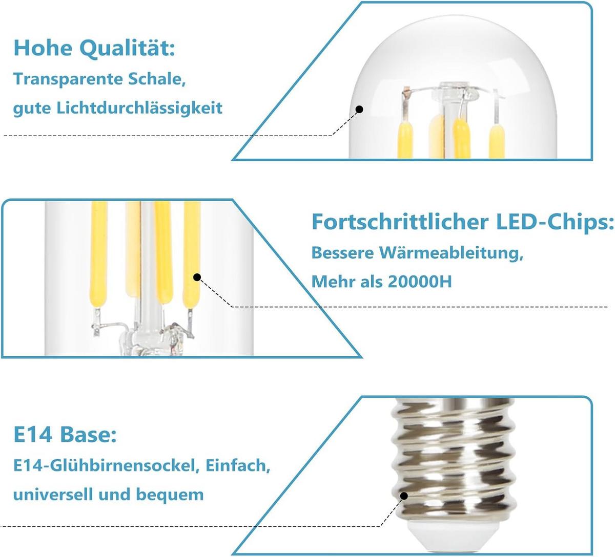LEUCHTMITTEL Luminaraix 2.5/2.5/8.5 cm - Transparent, Glas (2.5/8.5cm) - ZMH