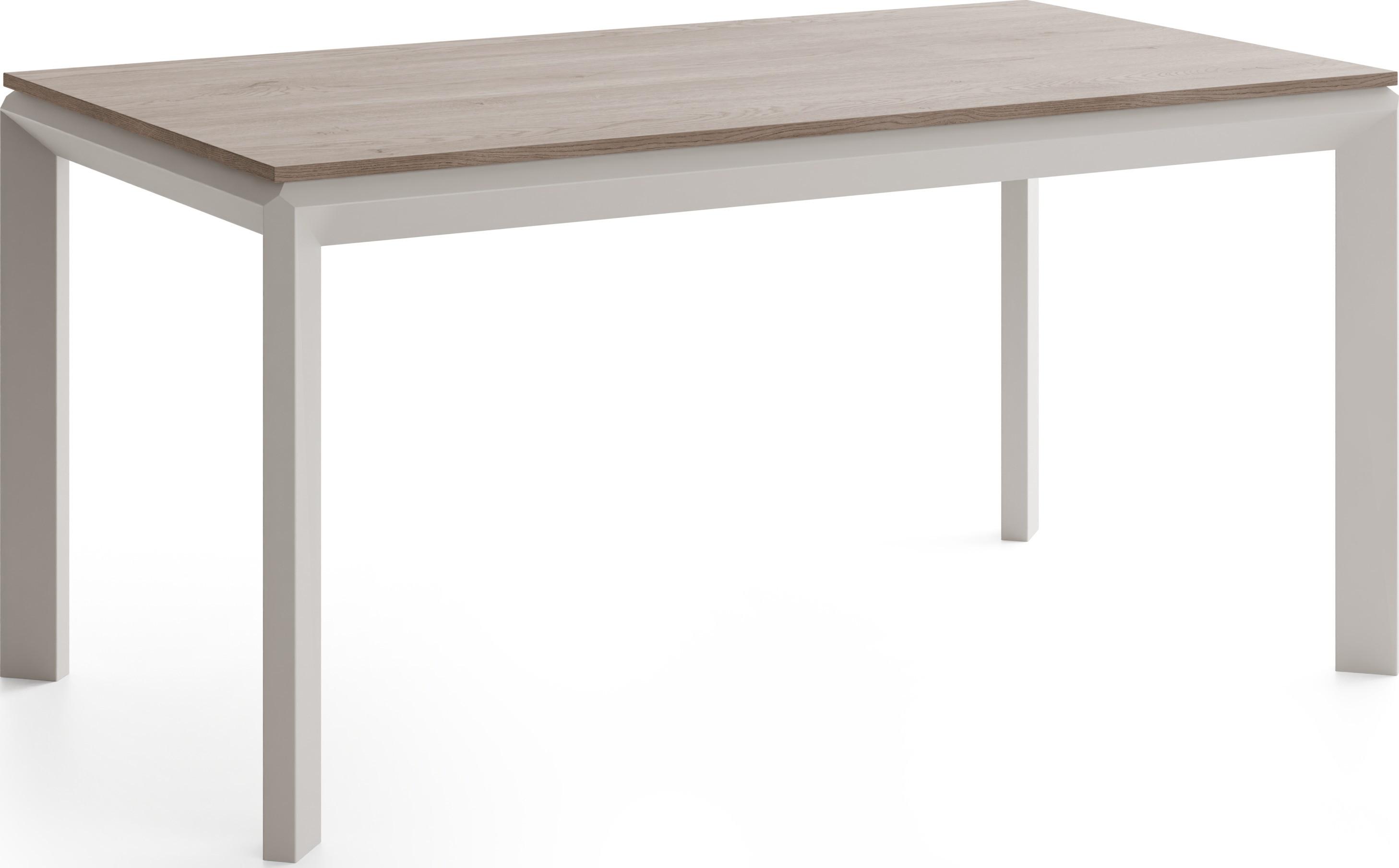 ESSTISCH Elan rechteckig ausziehbar verlängerbar mit Schwarzen Metallbeinen, Eiche Braun 160-250/90/76 cm - Kaschmir/Eichefarben, Holzwerkstoff/Metall (90/250/76cm) - WFL GROUP