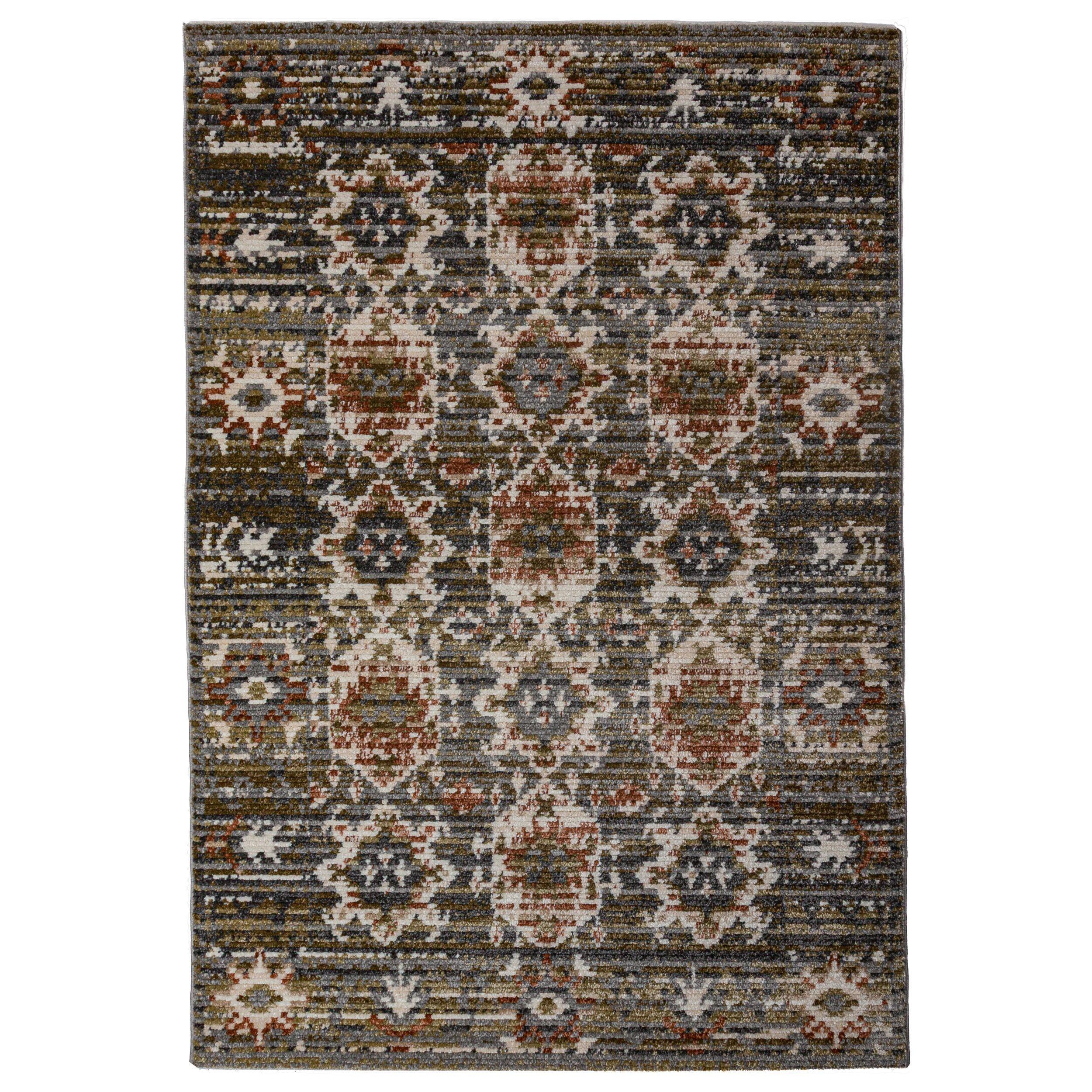 KURZFLORTEPPICH PERRAN, im Vintage-Stil, Grün, 200 x 300 cm - Grün, Textil (300/200cm) - KADIMA DESIGN