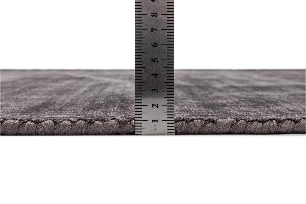 VISKOSETEPPICH Star 120x180 cm - Anthrazit, Textil (120/180cm) - THEKO