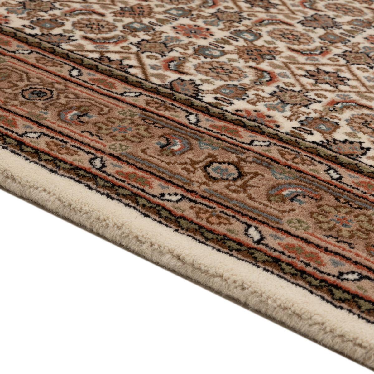ORIENTTEPPICH Indo Herati, klassisch, strapazierfähig 120x180 cm - Creme, Textil (120/180cm) - Rug and Roll
