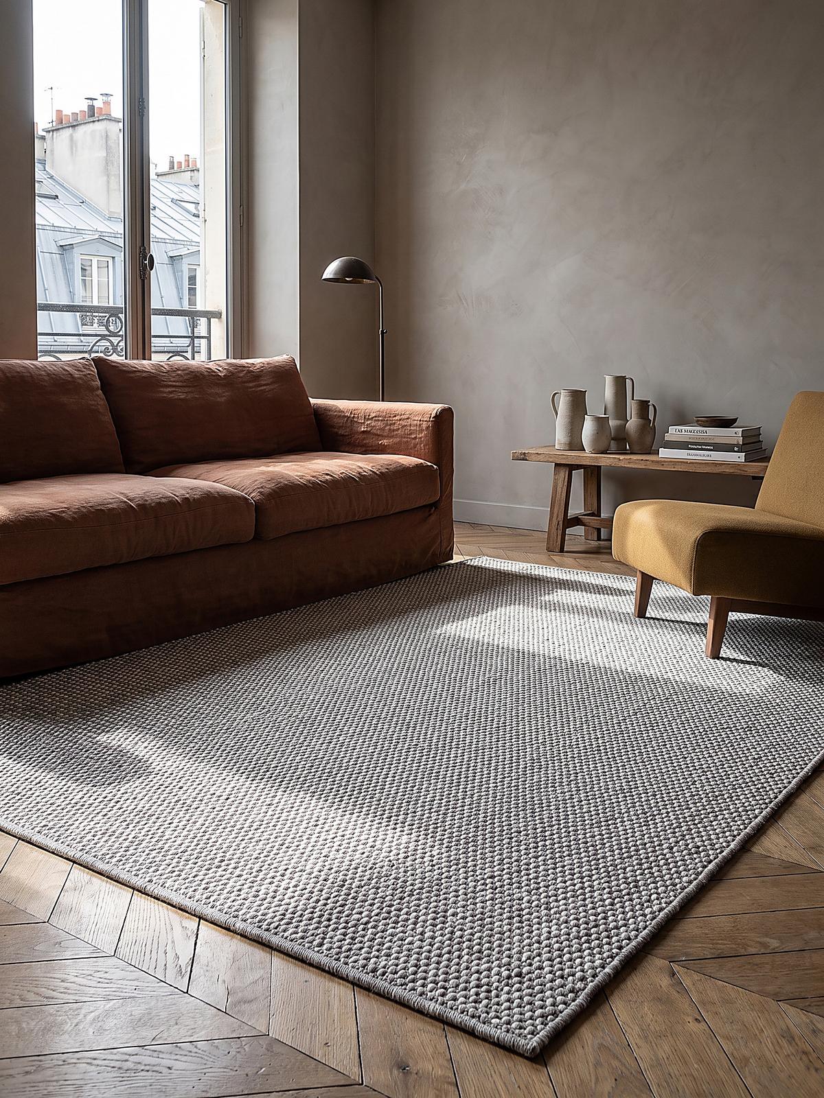 KURZFLORTEPPICH Uni STURA Polypropylen Grau 200 x 280 cm - Grau, Textil (200/280cm) - KADIMA DESIGN