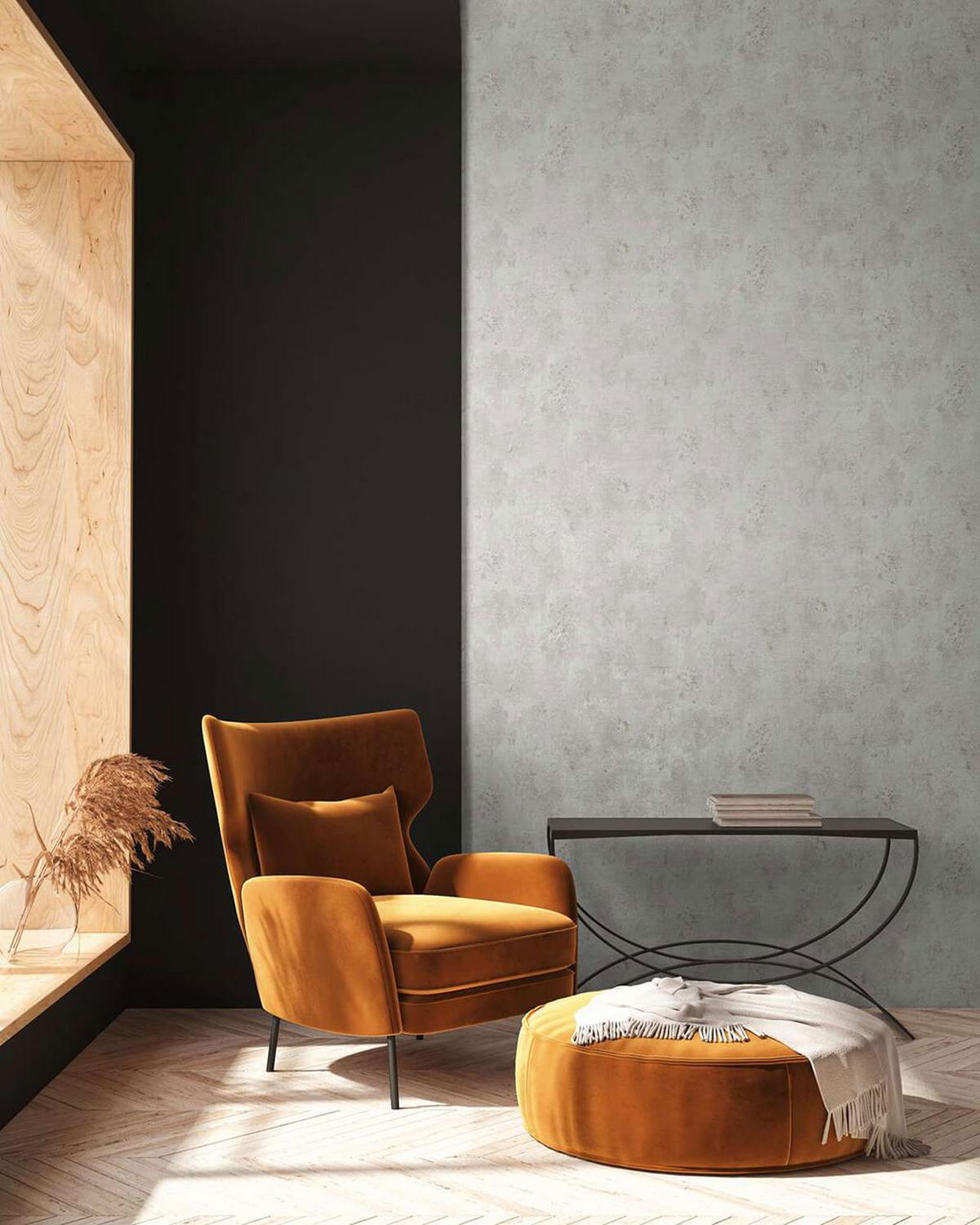 VLIESTAPETE Grau 53/1005 cm - Beige, Textil (53/1cm) - KUNSTLOFT