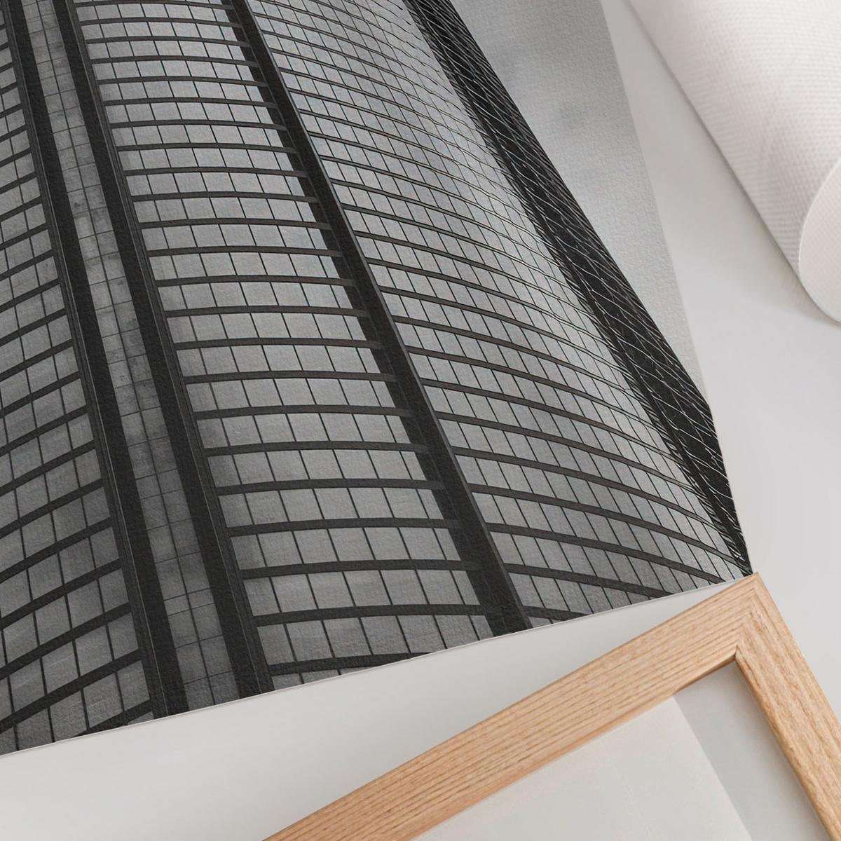 POSTER - 29x42 cm - Elowen - Stadtarchitektur - Schwarz, Textil (29/42/0.1cm) - TULUP