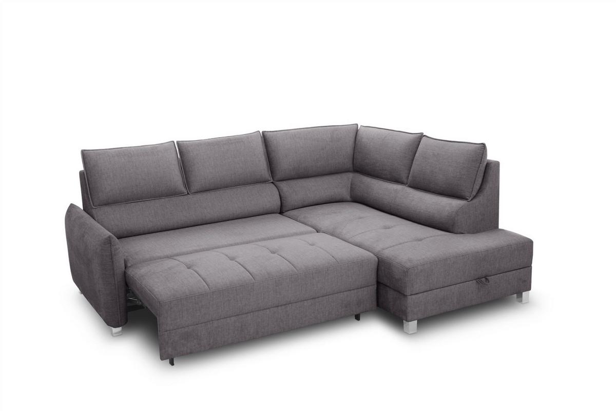 ECKSOFA Marno In Chill Me - Grau, Holzwerkstoff/Textil (260/200cm) - Fun Möbel