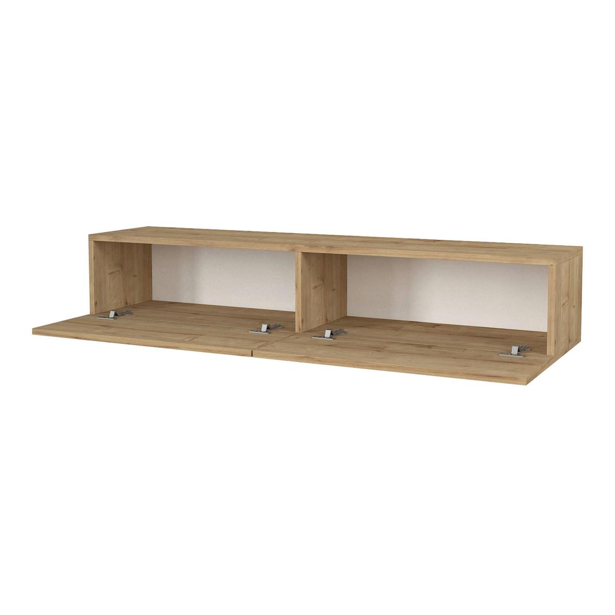TV-ELEMENT Toivakka - Eichefarben, Holzwerkstoff (135/25/31cm) - [en.casa]