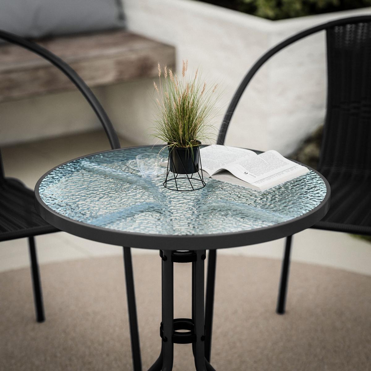 DINING LOUNGESET SIDE Gartenmöbelset aus Polyrattan - Grau, Kunststoff - Lookway