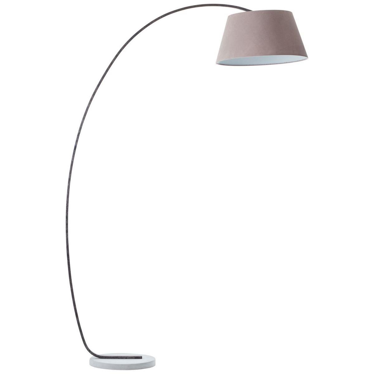 BOGENSTANDLEUCHTE Brok 92712/20 - Grau, Metall (120.5/50/196cm) - Brilliant