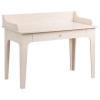 SCHREIBTISCH Hellbeige 118/60 cm Montira - Beige, Holzwerkstoff (60/118/90cm) - Beliani