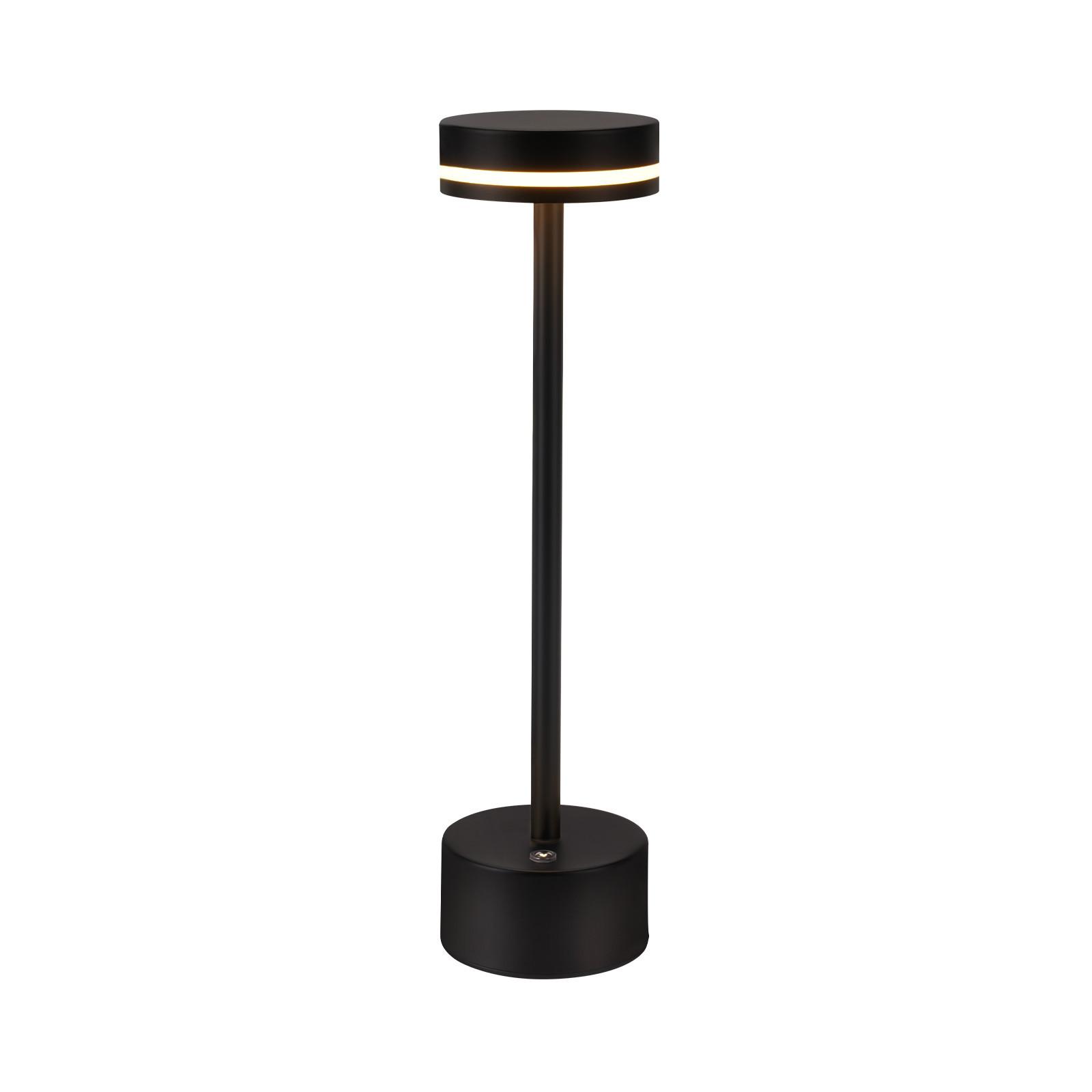 TISCHLEUCHTE Blinkert 8/8/31.5 cm - Schwarz, Kunststoff/Metall (8/8/31.5cm) - ZMH