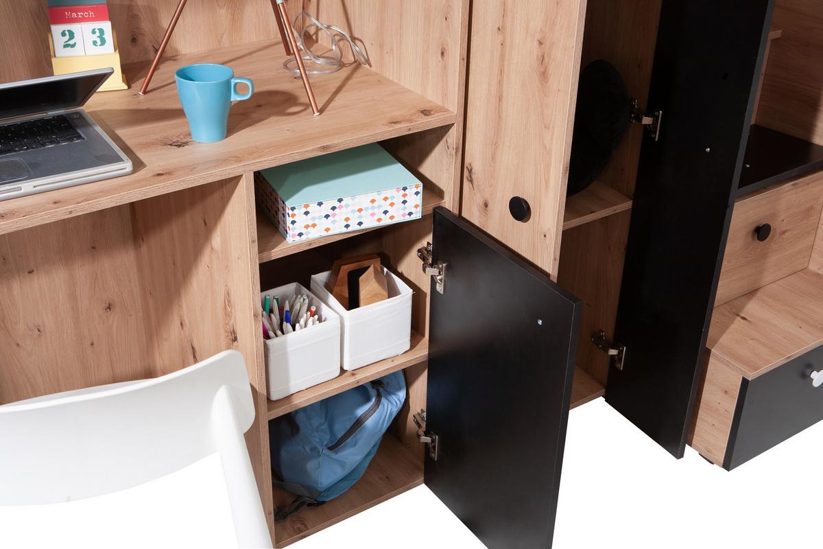 HOCHBETT 247/165/120 - Schwarz/Weiß, Holz (90/200cm) - MÖBEL KRYSPOL