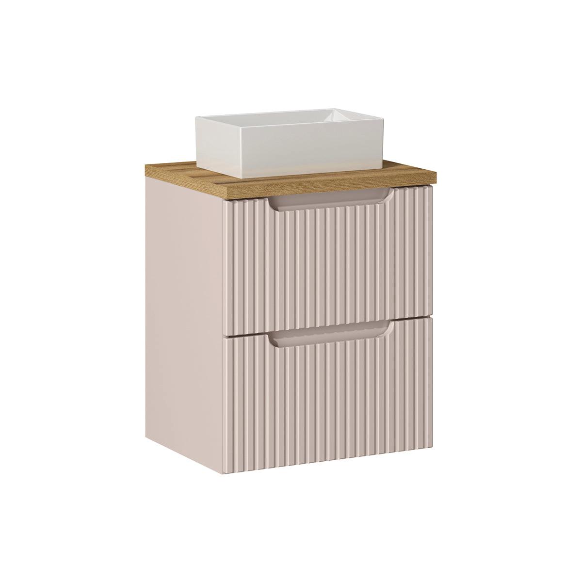 WASCHTISCH 50.4cm Riva Kaschmir - Kaschmir, Holzwerkstoff (50.4/59/40cm) - Petits-meubles