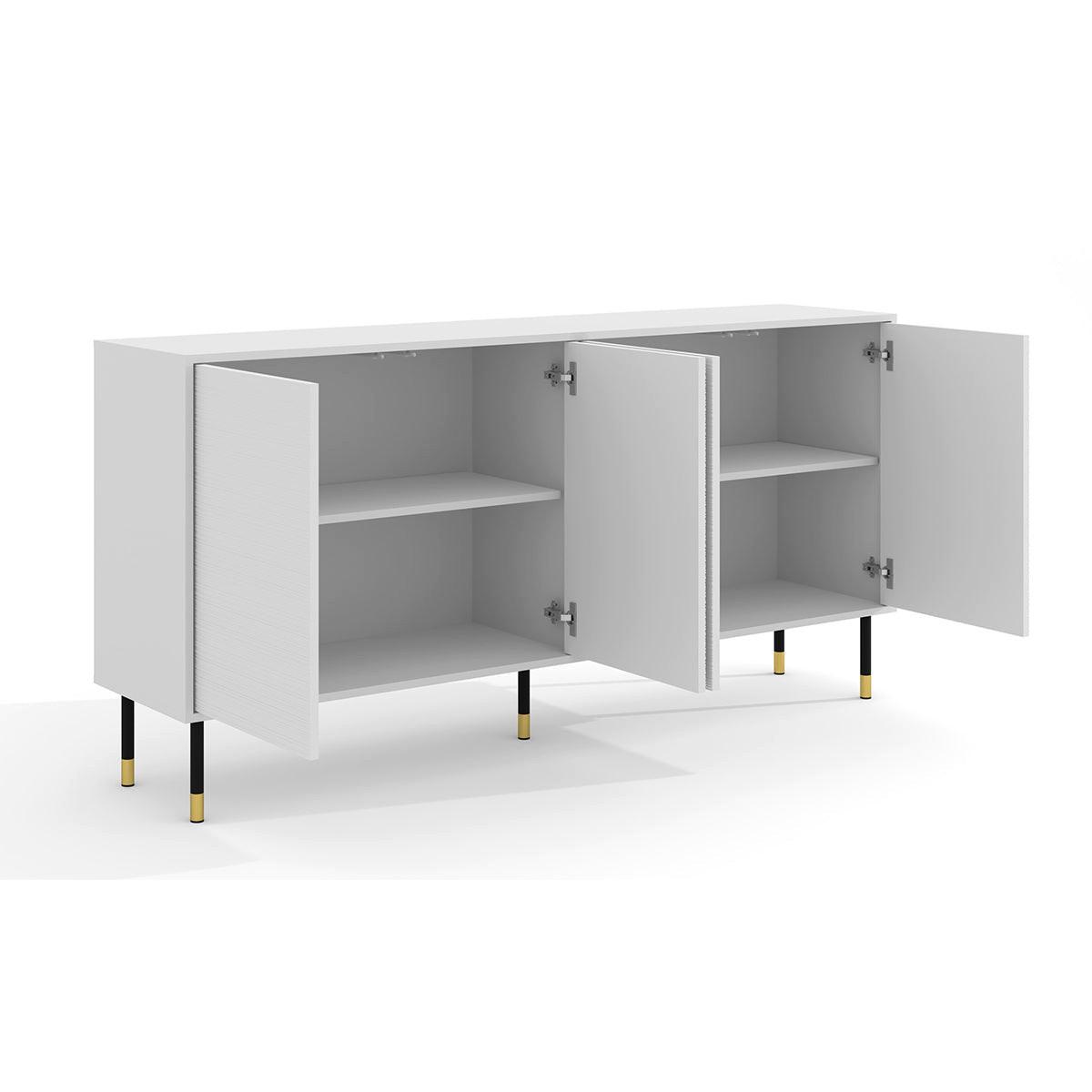 SIDEBOARD Rani Weiß - Weiß, Holzwerkstoff (180/60/40cm) - Petits-meubles