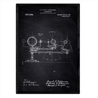 POSTER Planetarium Patent A3 Rahmenlos - Schwarz, Papier (29.7/5/42cm) - Nacnic
