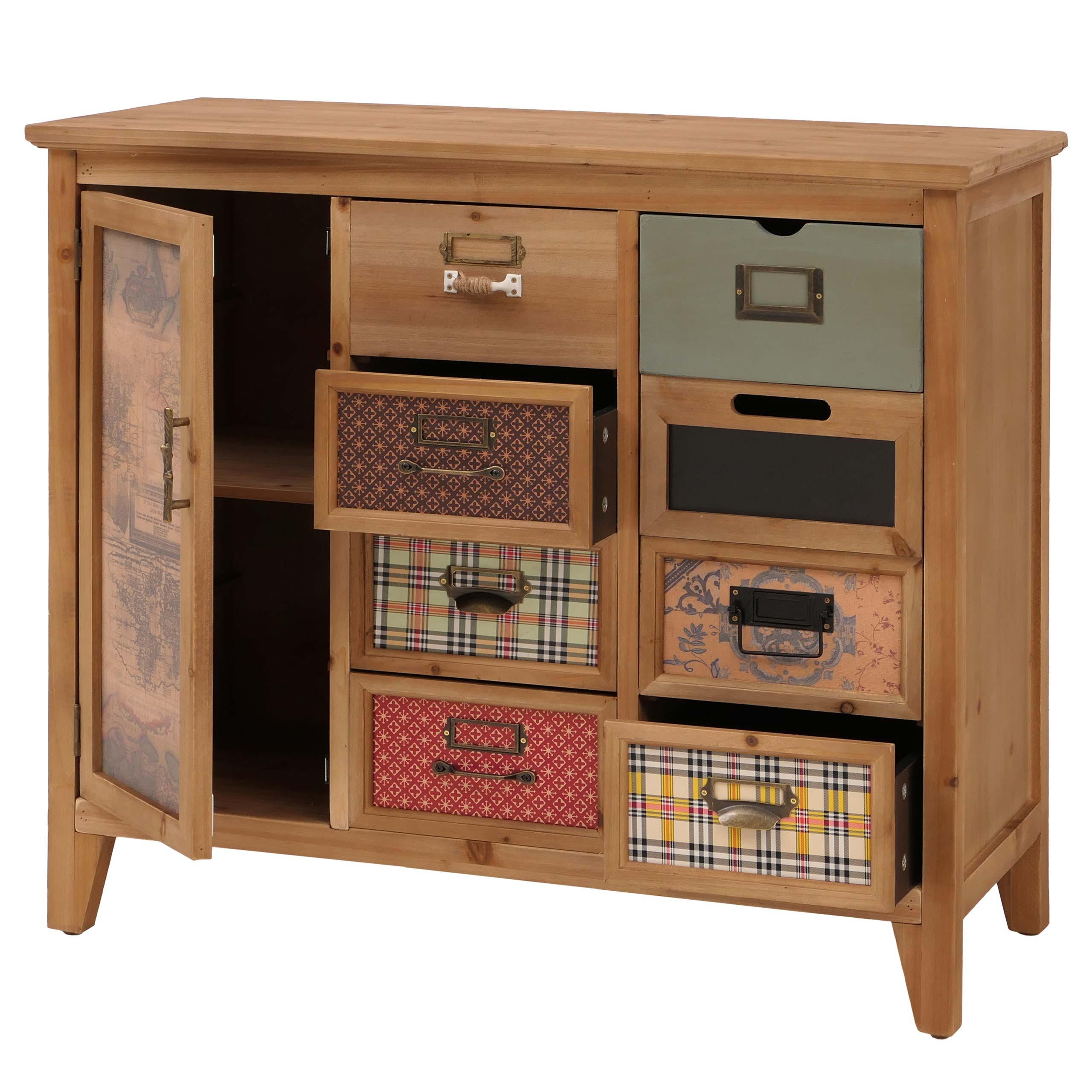 APOTHEKERKOMMODE Braun - Braun, Holz (91/80/40cm) - MCW