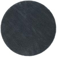LUXUS HOCHFLOR LANGFLOR TEPPICH HARMONY RUND - Anthrazit, Textil (160/160cm) - Snapstyle