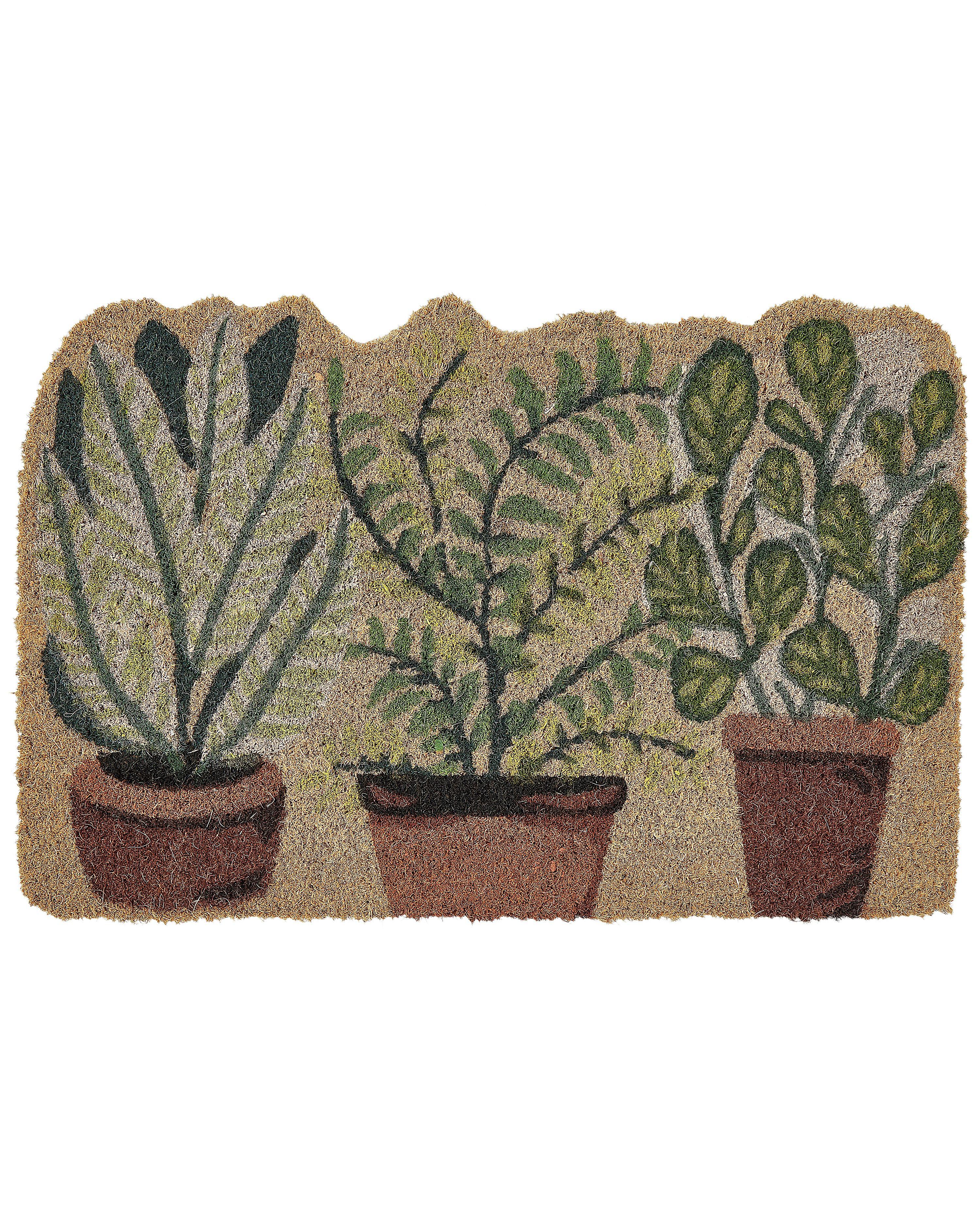 FUSSMATTE Naturfarben 40/60 cm Anamudi - Naturfarben, Naturmaterialien (60/40cm) - Beliani